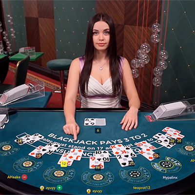 Blackjack en vivo en los casinos online de Chile